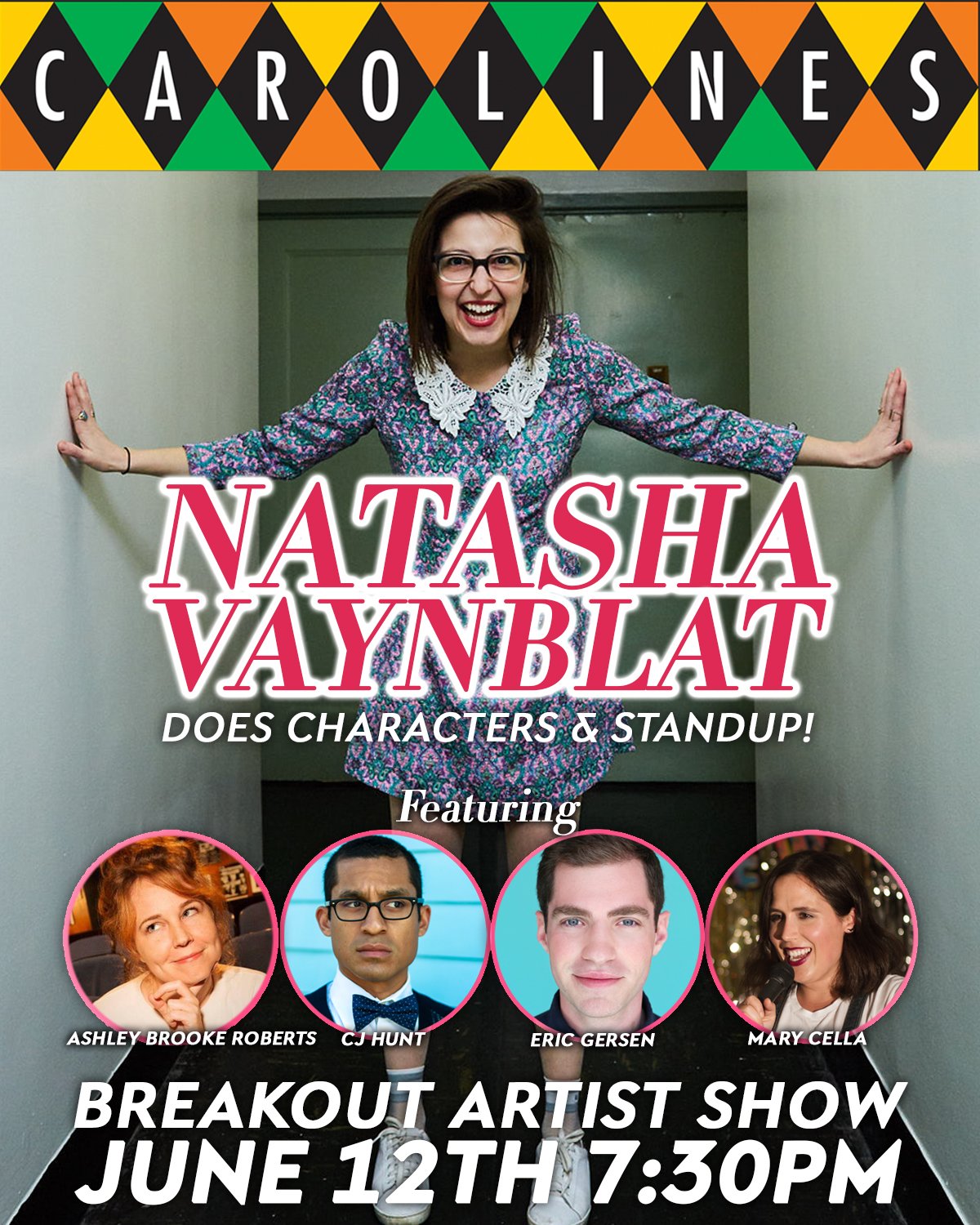 Natasha Vaynblat Does Characters and Stand-Up at Carolines